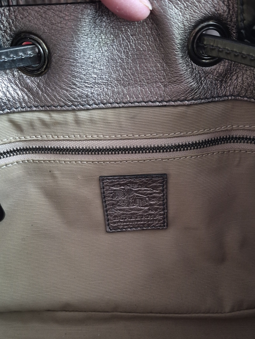 Authentic Burberry Black and Brown Shoulder Bag - Picture 14 of 16